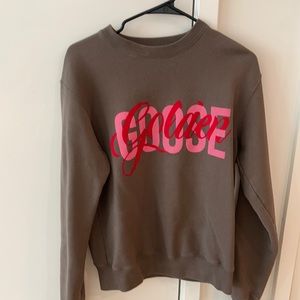 SOLD—Golden Goose Army Green Sweatshirt: Size Small